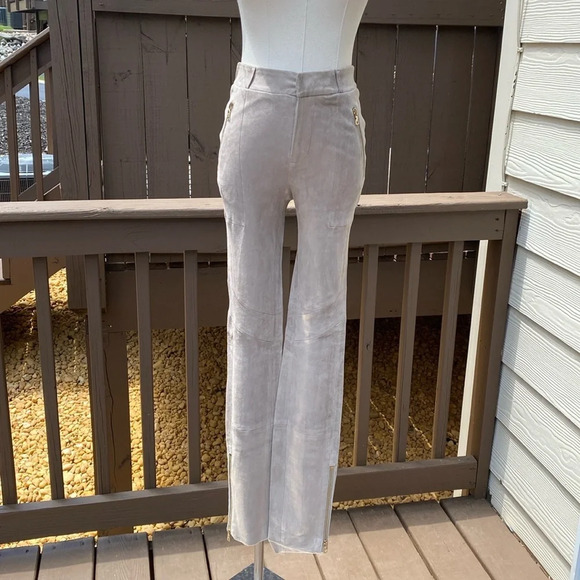 J Brand 100% Lamb Leather suede Moto style skinny pants - Picture 14 of 16